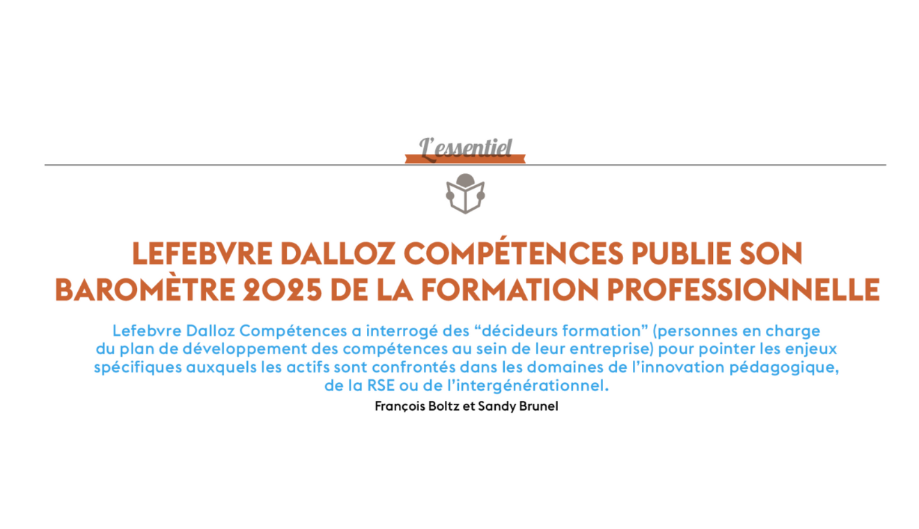 Formation 2025 : IA, RSE, talents… les défis des décideurs formation