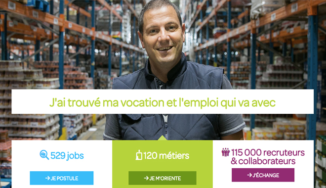 Le nouveau site de recrutement de Carrefour France