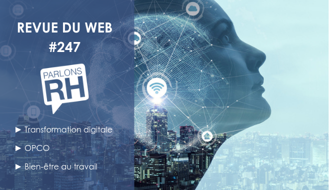 Revue du web #247 : transformation digitale, OPCO, bien-être au travail