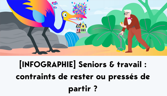 Recrutement des seniors infographie