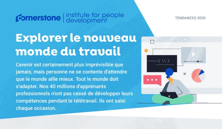 Infographie Cornerstone apprentissage en ligne