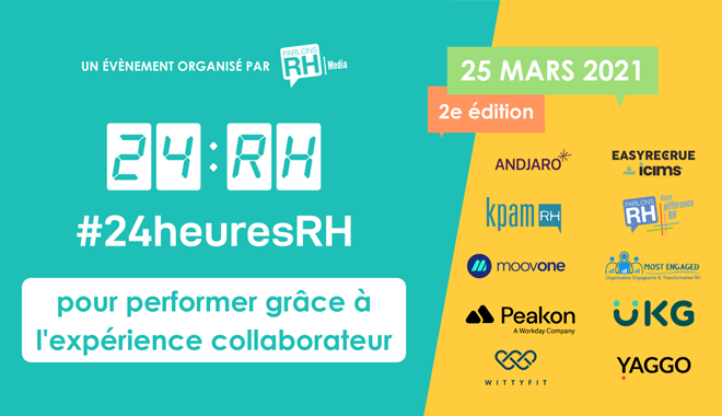 #24heuresRH : une journée de conférences en ligne dédiée à l'expérience collaborateur