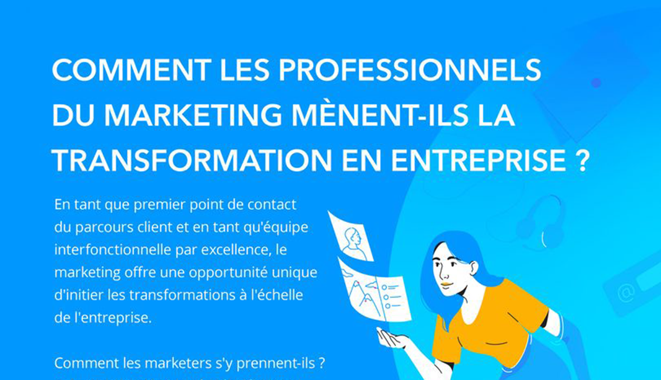 Transformation en entreprise : comment les professionnels du marketing s'y prennent-ils ?