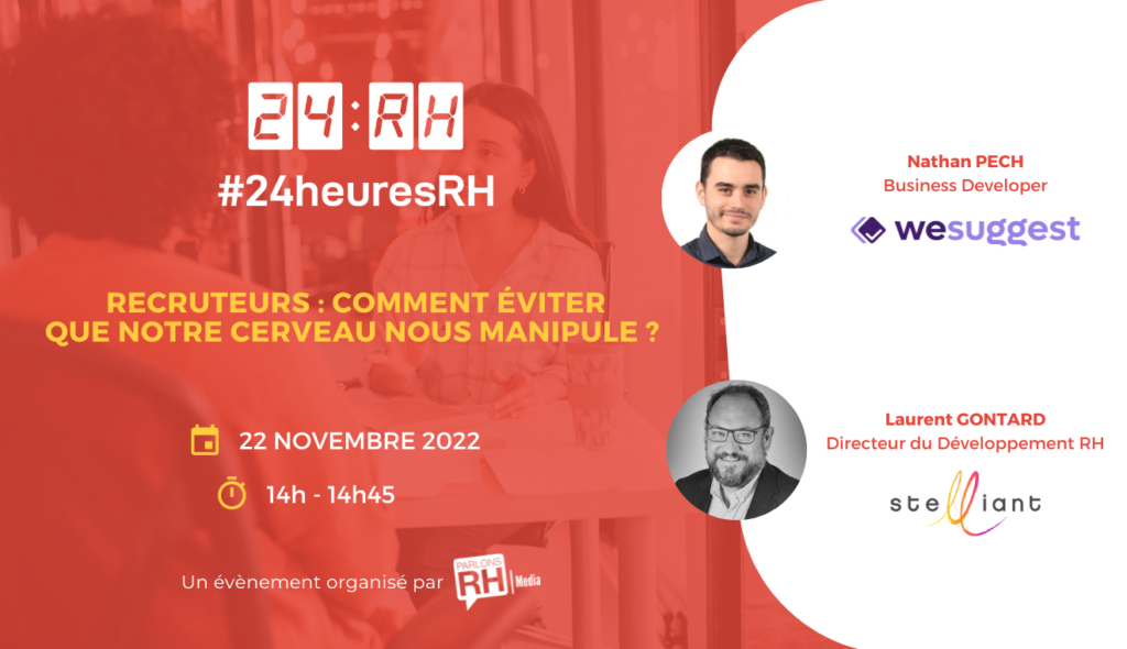 We Suggest sera présent à l'édition de #24heuresRH dédiée au recrutement.