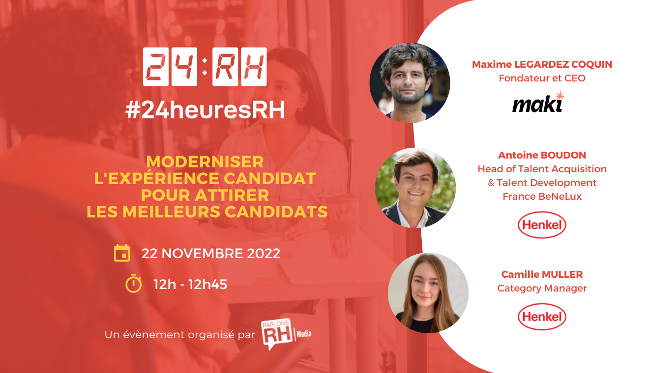 Maki sera présent à l'édition de #24heuresRH sur le recrutement