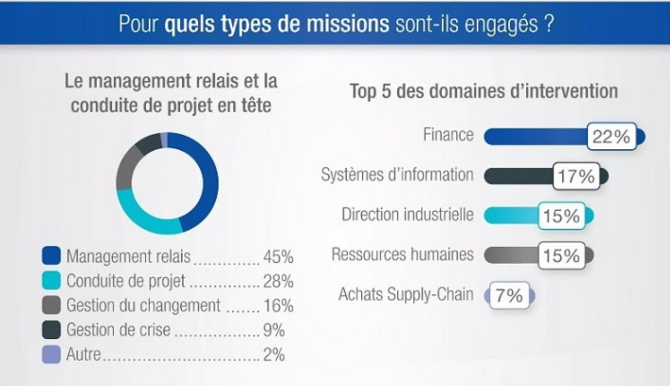 Visuel de l'infographie Managers de transition : qui sont-ils et quelles sont leurs missions ?