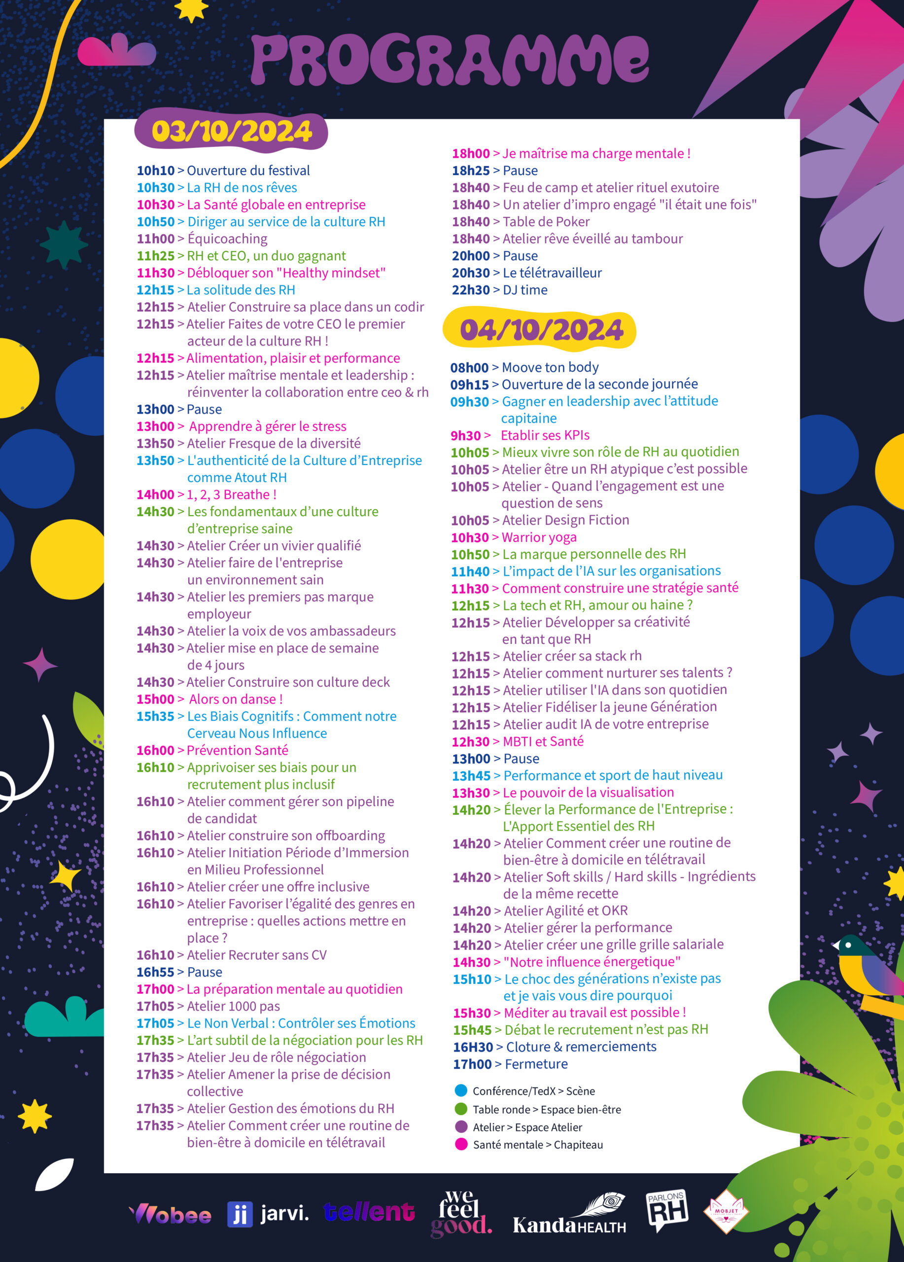  Programme Festival RH