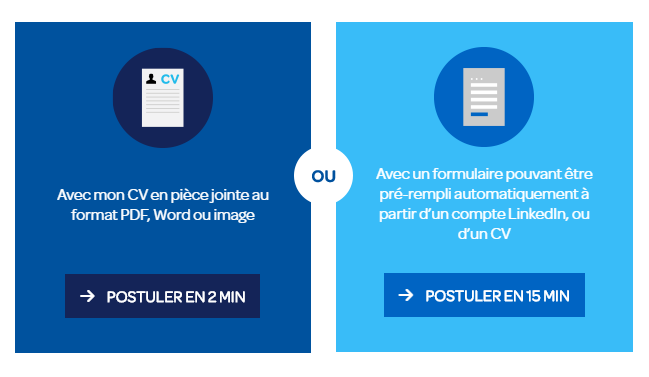 Carrefour site de recrutement - deux façons de postuler